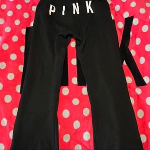 💗 VS PINK 💗 Boyfriend Pants Medium Black